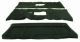 Parcel Shelf Kit, Inc Shelf Bracket Covers, Black, Mk2 Golf