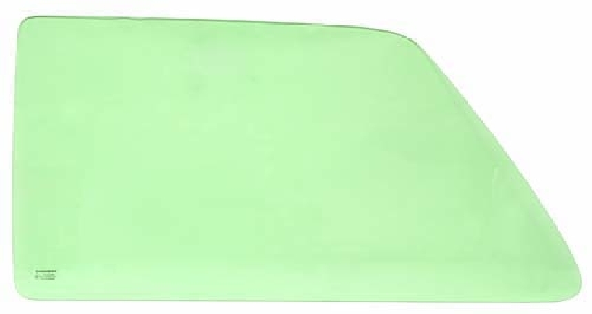 Rear 1/4 Light Door Glass, Left, Green, Mk2 Golf 5 dr