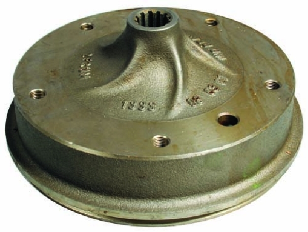 Brake drum, rear, 55-63, German CSP