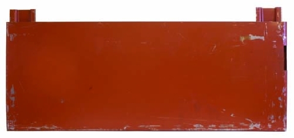 Chapa, Puerta de carga, derecho, 229mm, T2 67, Rojo