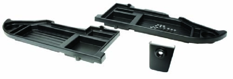 Dashboard Parcel Shelf, Black Plastic, Baywindow 68-79