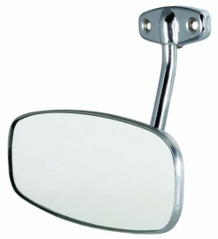 Interior Mirror in Chrome & S/steel, Split 50-64