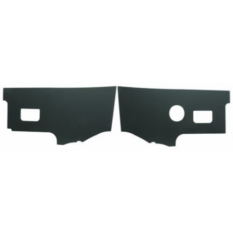 Kick Panels, Black Plastic, RHD, Baywindow 68-79