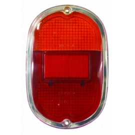 Rear lamp lens, 62-71, Good Quality, Amber top,