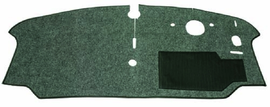 Cab Carpet, RHD, Narrow Weave, Charcoal, Baywindow 73-79