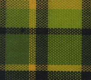Westfalia Fabric, Green/Yellow Plaid Sold By The Metre