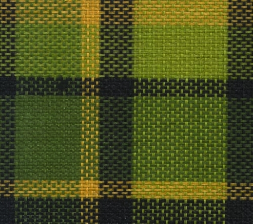 Westfalia Fabric, Green/Yellow Plaid Sold By The Metre