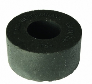 Damping ring for cranked anti roll bar link  85