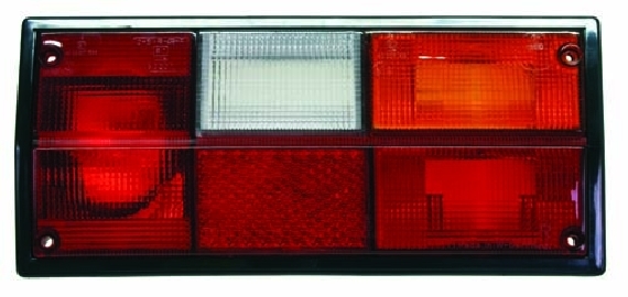 Tail Light Lens, Right, With Fog/Reverse, ULO, T25 80-92