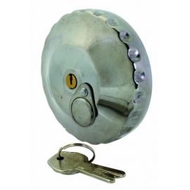 Locking Fuel Filler Cap, Stainless Steel, Beetle 61-67, Bay