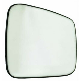 Mirror Glass with backing plate, Right, RHD, T4 90-03.