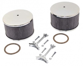 Airfilter kit for EMPI/Kadron carburettors, with hardware.