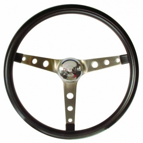 Steering Wheel Black 15 Nostalgia Holes on spokes