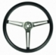 Steering Wheel Black 15 Nostalgia Slots on spoke 4 1/8Dish