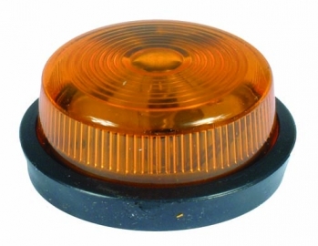 Indicator round 60mm amber,