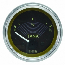 Smiths Fuel Gauge T2  67 OE Style 6V Brown Face