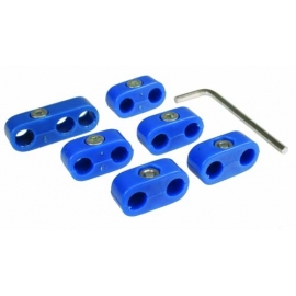 Separators for HT leads in Blue for 7mm leads