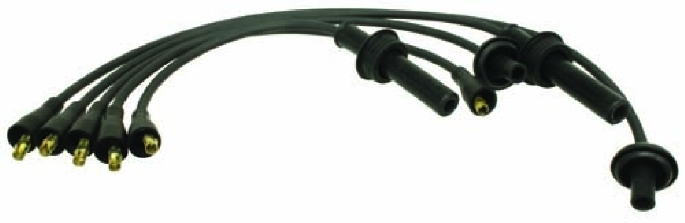 Cables de Bujia, Flamethrower, 8mm, Negro, Motor Tipo 4, Pertronix