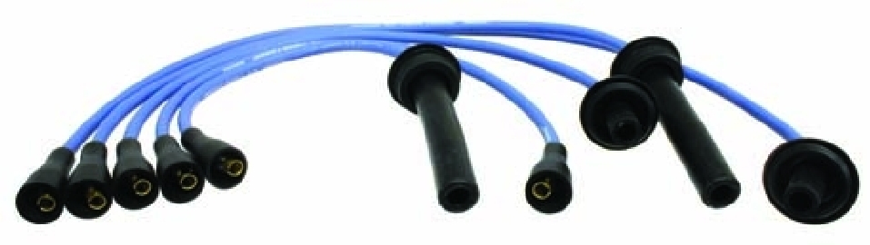 Cables de Bujia, Flamethrower, 8mm,  Azul, Motor Tipo 4, Pertronix