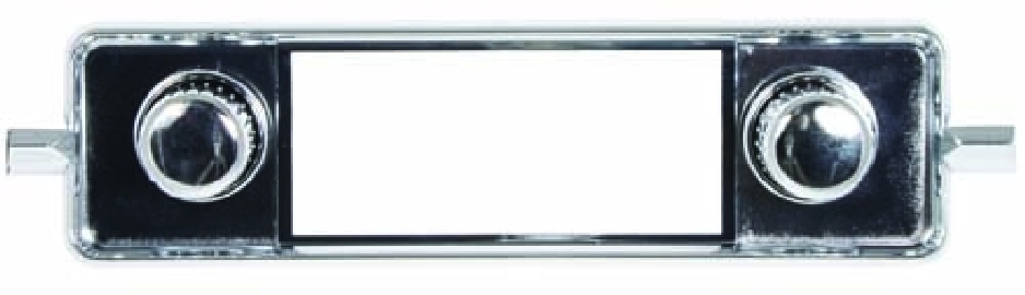 Faceplate, for Retro Stereo, T1 58-67, Chrome
