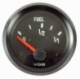 VDO Fuel Gauge, 52mm, Black Cockpit, for stock Type 1 sender