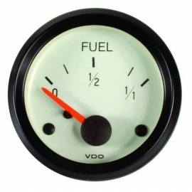 Reloj, Combustible, 52mm, Blanco, VDO, (Aforador Universal)