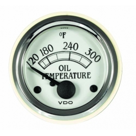 VDO Oil Temp Gauge, 52mm, Royale, 300F