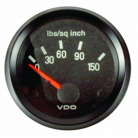 VDO Oil Pressure Gauge, Black Cockpit 150psi for V360023