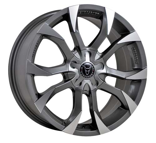 Alloy Wheel, Wolfrace Assassin-Graphite/Polished, 18'' T4