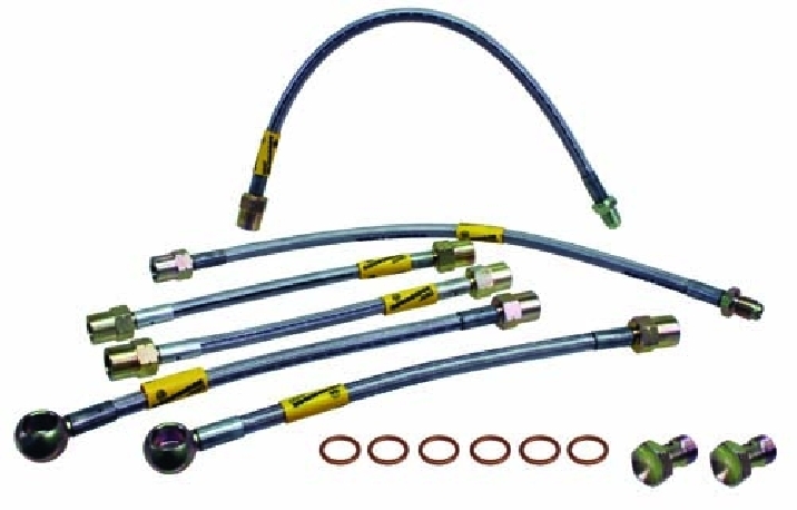 Goodridge Stainless Steel Brake Hoses Mk2 Golf GTI Mk4 Rear