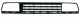 De-badged Grille, Mk2 Jetta 84-92, Black