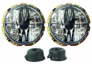 Headlamps, Mk1 Golf & Cabrio Crystal Crosshair RHD Pair