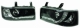 Headlights, Black, Audi Style, Pair, Short Nose, T4 90-03