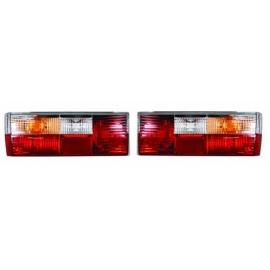 Rear Lamps, Mk1 Golf Series 2, M3 Style Clear and Red