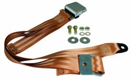 Cinturones de Seguridad, 2 Puntos, hebilla Cromado