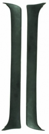 A Pillar Trims, Black, Mk1 Golf