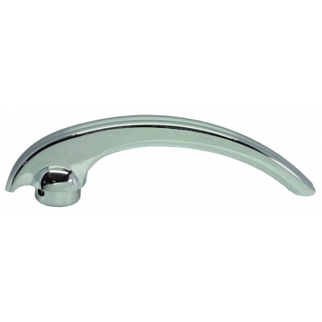 Inner Door Handle, Grooved, Chrome, Beetle  55