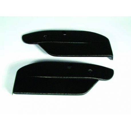 Outer Side Trims, Front Seat, Black, Beetle 73-