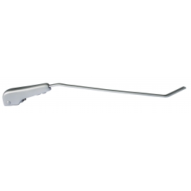 Wiper Arm, Stainless Steel Painted Silver, 57-64 Beetle