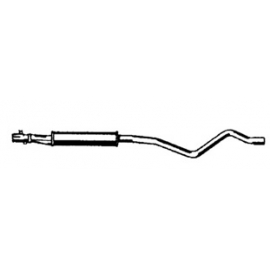 Front Silencer, Mk1 GTi and Turbo diesel 3/82-12/83