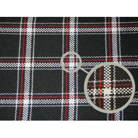 Fabric for Mk1 Golf series 1, Black/White, Sold per M