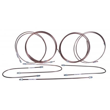 Brake pipe set, 8 Piece, Rear Disc, Mk2 Golf 84-92