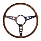 Steering Wheel, Mahogany, 18 Rivets, 9 Hole, 9 bolt, 405MM