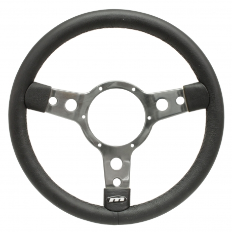 Steering Wheel 13 Black Mountney Traditional Polished