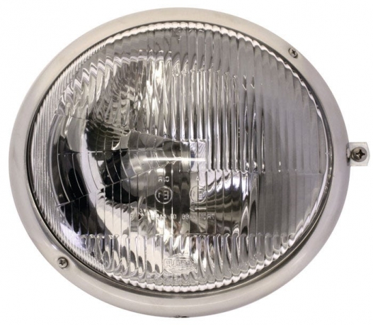 Faro Delantero Completo, Aro Inox, Derecho T2, 5567, Hella