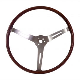 Steering Wheel,. Flat 4, GT, Wood, 14 Inch