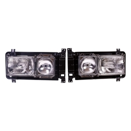 Headlight Kit, LHD, x2 Inner & x2 Outer, Square, T25 80-92