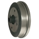 Brake drum, rear, 8/67- German Quality