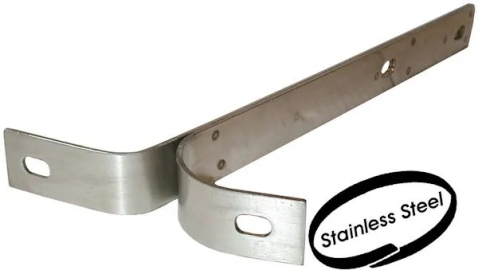 Blade Bumper Iron, Rear, Stainless/S, Left or Right, Beetle