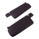 Sun Visor Set, Black, Left Hand Drive, Jetta, Golf Mk1 74-83